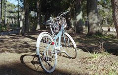 Bicycle in the sun