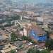 Uganda, Kampala Quarters Viewed from the Minaret at Gaddafi National Mosque