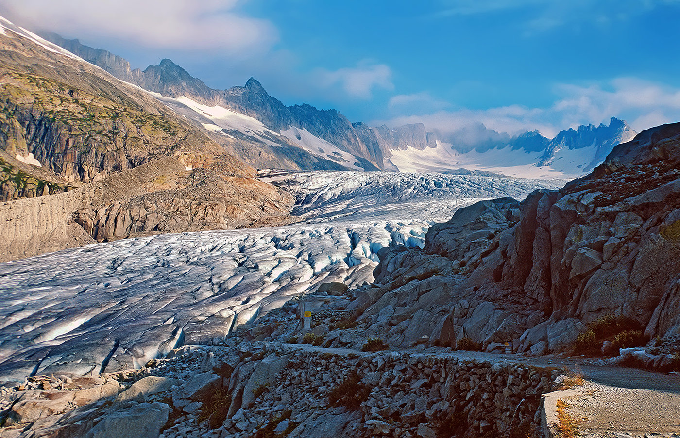 Furkapass - Rhone glacier