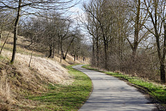 Wanderweg in der Februarsonne