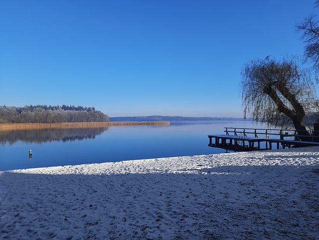 Winter Badestelle in Seedorf