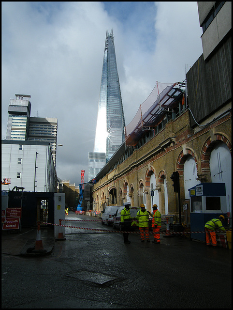 light on the shard