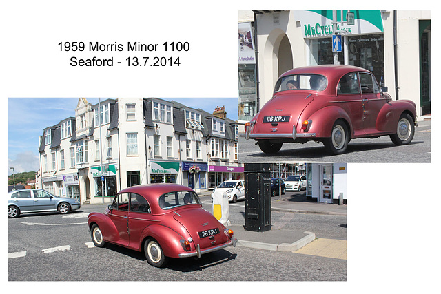 Morris Minor 1100 1959 Seaford 13 7 2014