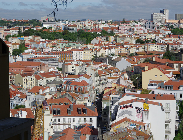 View over the city