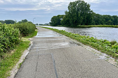 Water over the dyke