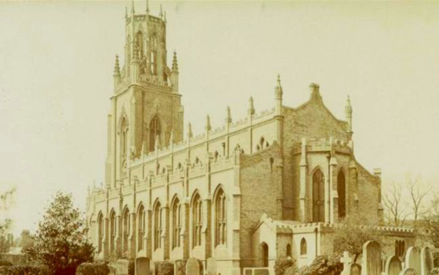 St George's Church Ramsgate, old postcard.
