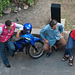 Motorcycle Taxi stand - Bangkok, Thailand