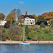 Bilderbuchherbst an der Elbe - Hamburg