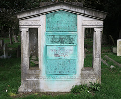 The Family Grave Of Mr. & Mrs. W.R.Rider, Of Hampstead