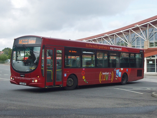 DSCF4703 Trent Barton (trentbarton) 672 (FJ55 AAK) in Mansfield - 12 Sep 2018