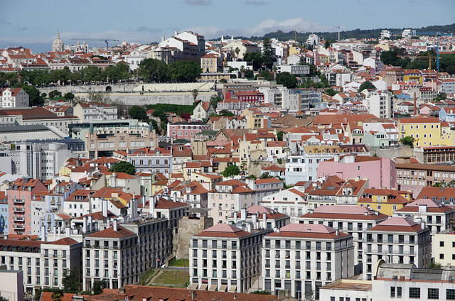 View over the city