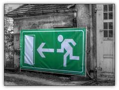 Emergency exit - whereto?