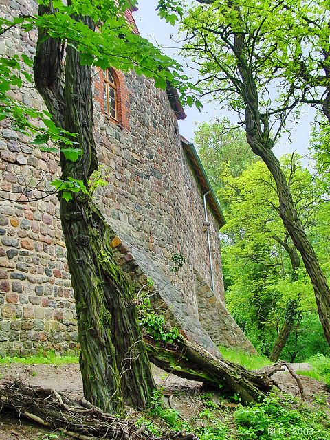 Rabenstein (Fläming), Burg außen