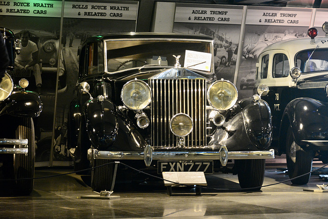 Athens 2020 – Hellenic Motor Museum – 1939 Rolls-Royce Wraith Sports Sedan