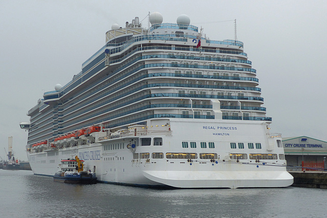 Regal Princess at Southampton - 21 June 2021