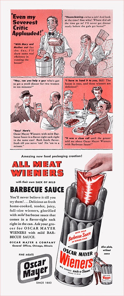 Oscar Meyer Wiener Ad, 1949