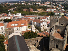 Looking east, from the keep.