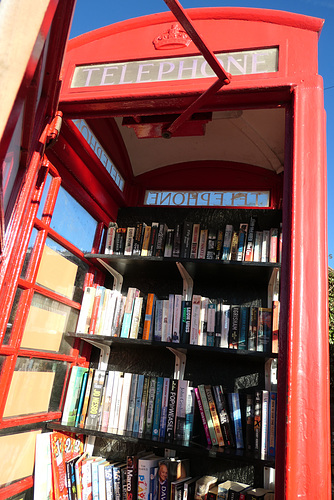 The local library 'Old Brampton' ..''Please come in''