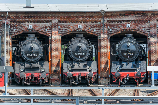 Deutsche Reichsbahn Parade im Wittenberger Lokschuppen