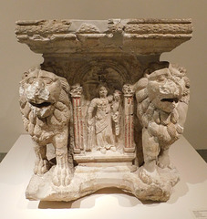 Altar with Tyche Flanked by Lions in the Metropolitan Museum of Art, June 2019