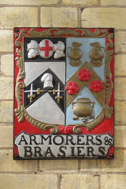 armourers and braziers hall, coleman st., london