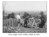 Percy, Doris, Edgar, Arthur, Phyllis & Lizzie - digging a well - perhaps