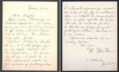 Letero de Hector Hodler al L. L. Zamenhof (1904)