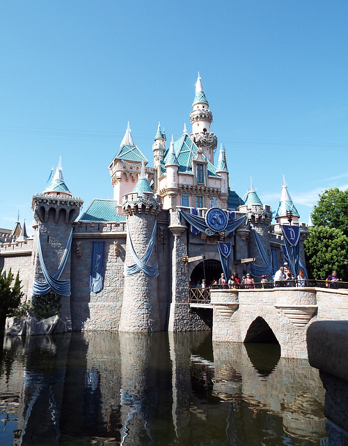 Sleeping Beauty's Castle in Disneyland, June 2016