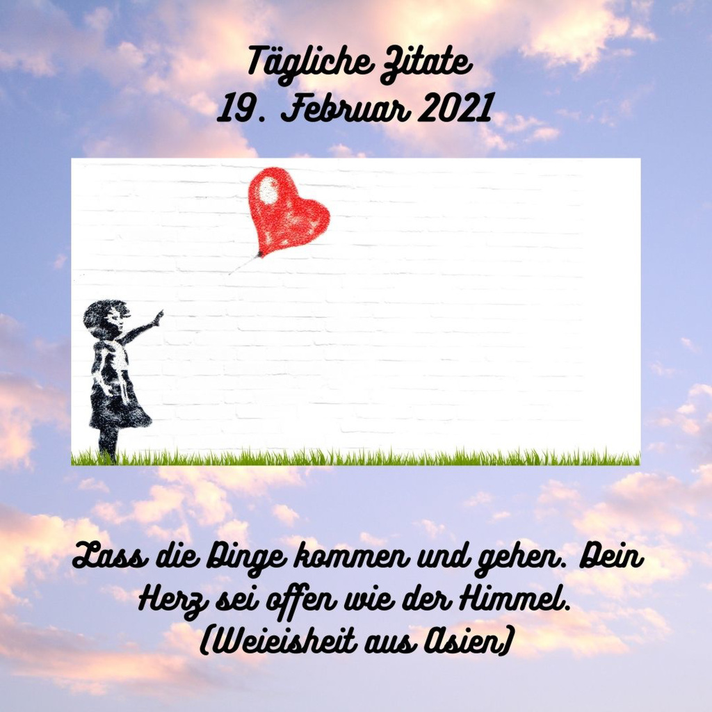 Tägliche Zitate 19. Februar 2021