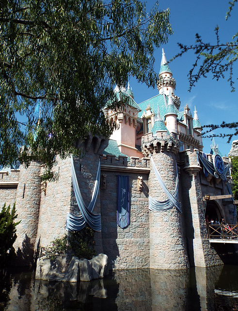 Sleeping Beauty's Castle in Disneyland, June 2016