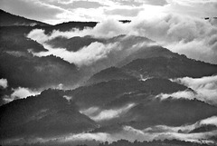 Cloudy dream on the black hills. Veracruz.Mexico