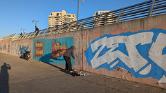 Artiste au travail / Shadowman is photographing him