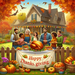 Happy Thanksgiving Fence! Happy Thanksgiving Fence!