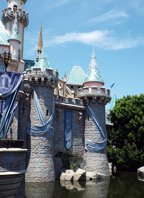 Sleeping Beauty's Castle in Disneyland, June 2016