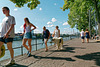 Promenade au bord du Rhin