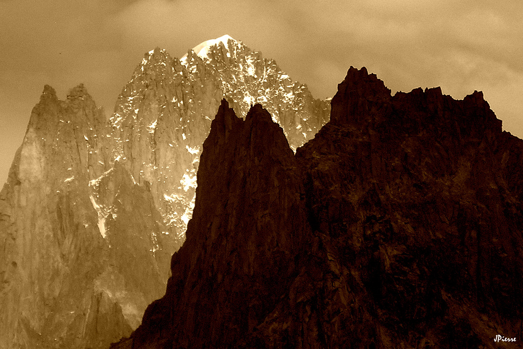 Drus et Aiguille Verte
