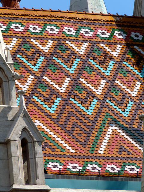 Budapest- Glazed Roof Tiles