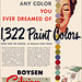 Boysen Colorizer Paint Ad, 1950