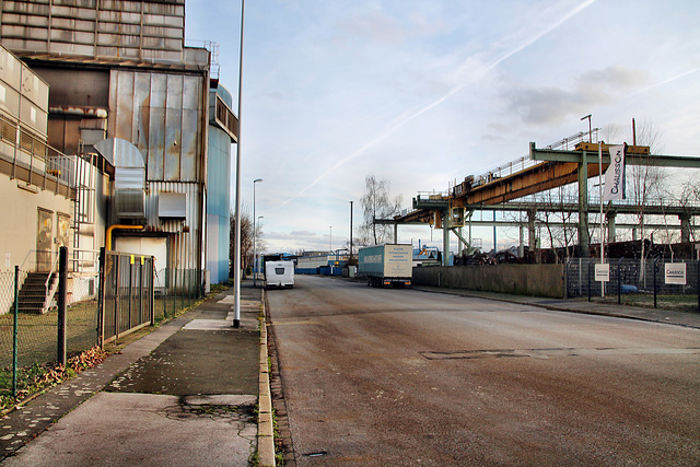 Rheinstraße (Rhein-Ruhr-Hafen, Mülheim-Speldorf) / 7.01.2023