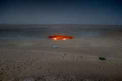 The Darvaza Gas Crater
