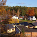 Autumn view from Håverud 25.Oct.2015. 58°49′15″N 12°24′38″E(approx. address: Akveduktvägen 3, 464 72 Håverud, Sverige)