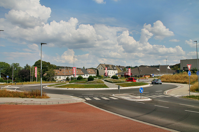 Neuer Kreisverkehr auf der Wuppertaler Straße (Sprockhövel) / 16.08.2020