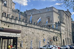 San Marino 2025 – Flags at half mast