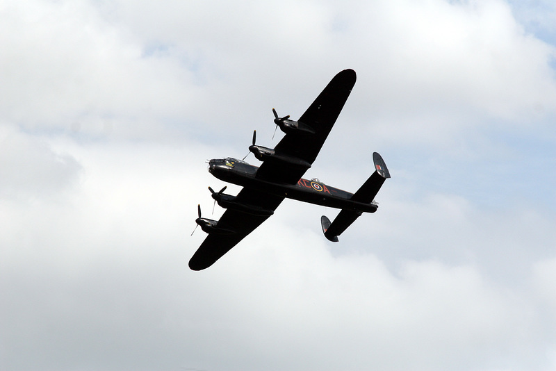 BBMF Avro Lancaster B1 display  at RAF Waddington 5th July 2014