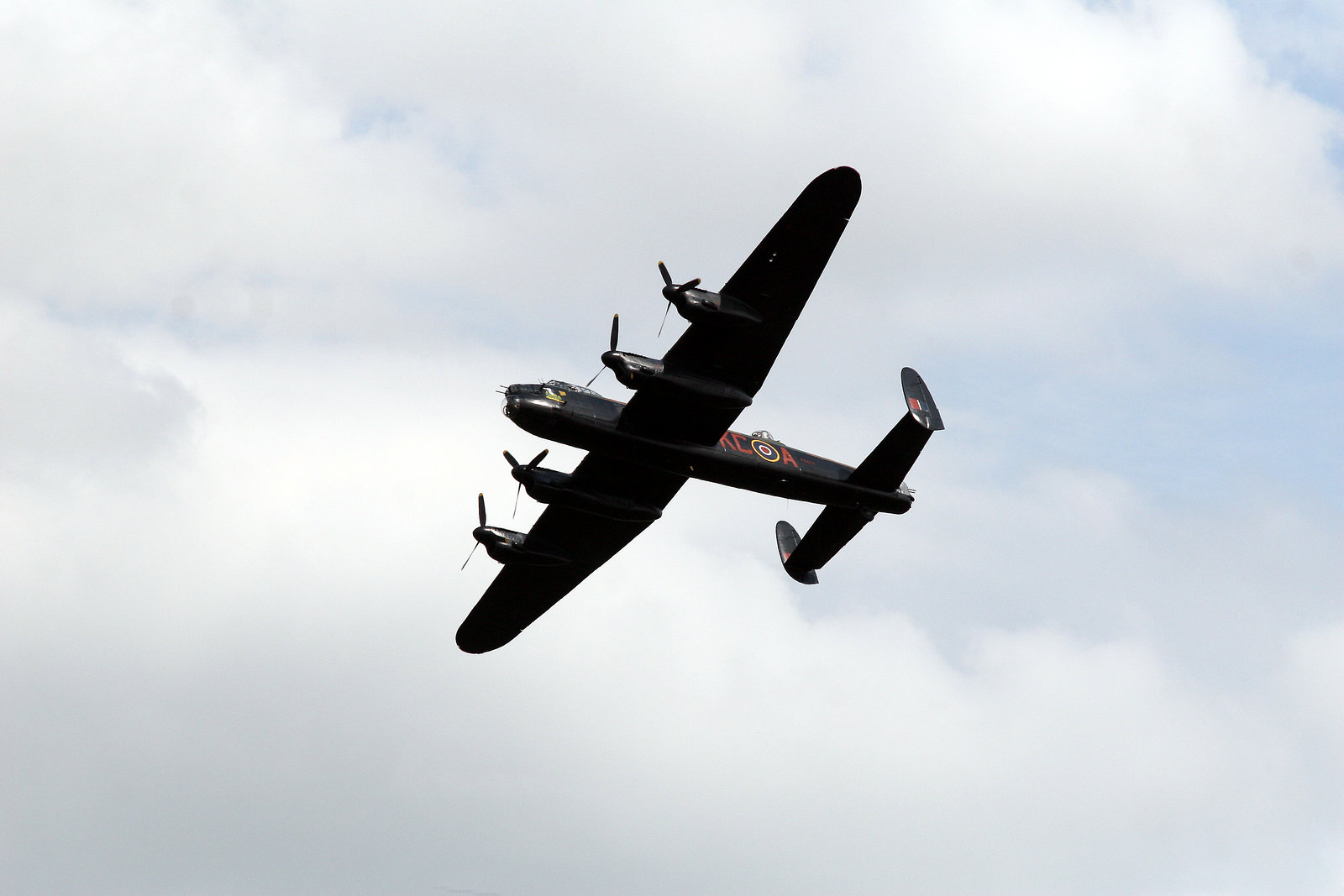 BBMF Avro Lancaster B1 display  at RAF Waddington 5th July 2014