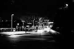 Night walk, esplanade