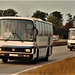 A pair of TAZ Dubrava coaches on the A11 near Barton Mills – 18 Sep 1993 (200-30)