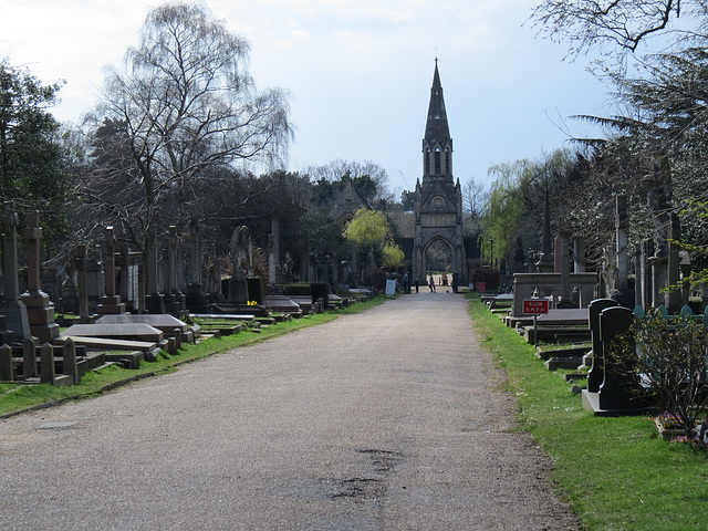 hampstead cemetery, london