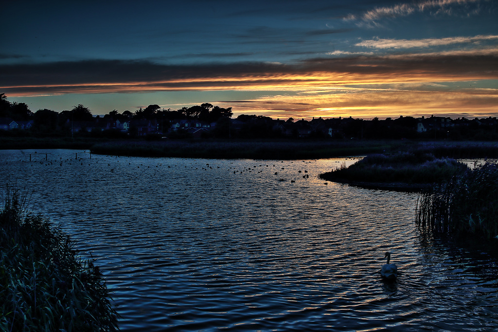 Radipole Lake sunset