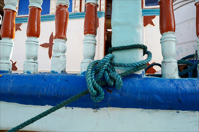 Dubai, The Dhows, ropes